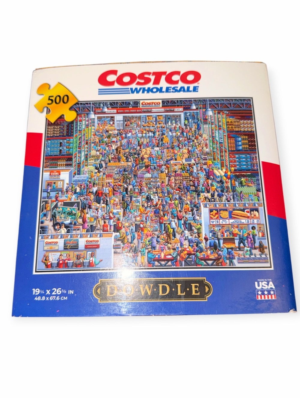 Costco Wholesale 500-Piece Kids Puzzle - Colorful Retail Scene